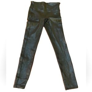 Spanx Black Faux Leather Leggings